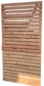 Sichtschutzwand Lerbinger Holz